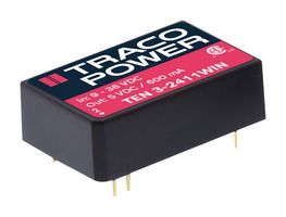 TRACO POWER TEN 3-2410WIN Isolated Through Hole DC/DC Converter, ITE, DIP, 4:1, 3 W, 1 Output, 3.3 V