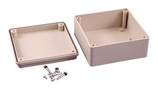 MULTICOMP PRO MC001288 Plastic Enclosure, Sealed, Multipurpose, ABS, 105 mm, 105 mm, 55 mm, IP65