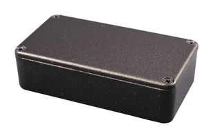 HAMMOND 1590WBXBK. Metal Enclosure, Small, Diecast Aluminium, 49.5 mm, 70 mm, 254 mm, IP65