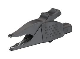 STAUBLI 66.9561-21 Crocodile Clip, Dolphin, 39.5 mm, 19 A, Black, XDK-1033