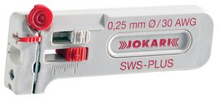 JOKARI 40055 Wire Stripper, 30AWG, 0.25mm, Capacity, PVC, PTFE, KYNAR, ETFE, MYLAR Cables