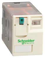 SCHNEIDER ELECTRIC RXM3AB1BD Power Relay, IP40, 3PDT, 24 VDC, 10 A, Harmony RXM Series, Socket, DC