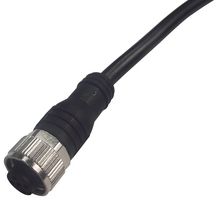 ABB - JOKAB 2TLA020056R2300 Sensor Cable, Black, M12 Plug, M12 Receptacle, 5 Positions, 10 m, 33 ft