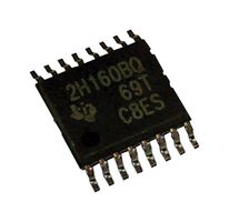 TEXAS INSTRUMENTS TPS2H160BQPWPRQ1 Power Load Distribution Switch IC, Active High, 2 Outputs, 40 V in, 15 A, 0.155 ohm, HTSSOP-16
