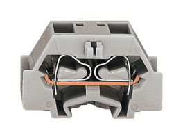WAGO 261-336 DIN Rail Mount Terminal Block, 4 Ways, 28 AWG, 14 AWG, 2.5 mm², Clamp, 20 A