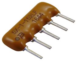 BOURNS 4605X-101-681LF Fixed Network Resistor, 680 ohm, Bussed, 4 Resistors, SIP, PC Pin, ± 2%