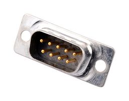 MOLEX / FCT 173114-0006 D Sub Connector, Filtered, Plug, 9 Contacts, DE, Solder Cup