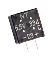 KEMET FMC0H334ZF Supercapacitor, EDLC, 0.33 F, 5.5 V, Radial Leaded, -20%, +80%, 5 mm, 1000 hours @ 70°C