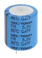 KEMET FG0H473ZF Supercapacitor, EDLC, 47000 µF, 5.5 V, Radial Leaded, -20%, +80%, 5.08 mm, 1000 hours @ 70°C
