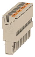 WEIDMULLER 1513770000 Pluggable Terminal Block, 10 Ways, 28 AWG, 12 AWG, 2.5 mm², Push In