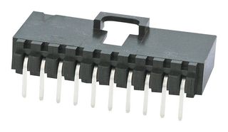 MOLEX 70553-0038 Pin Header, Wire-to-Board, 2.54 mm, 1 Rows, 4 Contacts, Through Hole Right Angle, SL 70553 Series