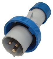 ILME PEW1663SV Pin & Sleeve Connector, 2P+E, 16 A, 230 V, Cable Mount, Plug, 2P+E, Blue