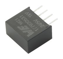 WURTH ELEKTRONIK 177920531 Isolated Through Hole DC/DC Converter, ITE, SIP, 1:1, 1 W, 1 Output, 5 V