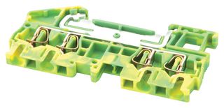 PHOENIX CONTACT 3031322 DIN Rail Mount Terminal Block, 4 Ways, 28 AWG, 12 AWG, 4 mm², Clamp, 24 A