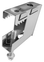 ABB 7TCA084030R1719 Girder Clamp, E-Klips, For Threaded Rod, 10.5 mm, Spring Steel, Zinc Silver Finish