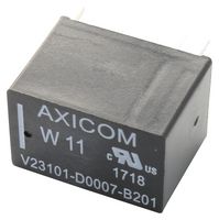 TE CONNECTIVITY - AXICOM V23101D6A201. Signal Relay, 12 VDC, SPDT, 2 A, W11/V23101 Series, Through Hole, Non Latching