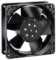 EBM-PAPST 4550N AC Axial Fan, 230V, Square, 119 mm, 38 mm, Sleeve Bearing, 85.2 CFM
