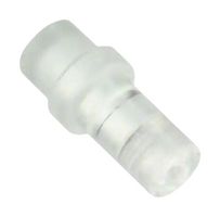 BIVAR PLP1-125-F Light Pipe, 3.2 mm, 1 Pipes, Circular with Flat Top, Press Fit, Panel, Transparent, PLP1