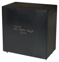 PANASONIC EZPQ25366LTA Power Film Capacitor, Metallized PP, Radial Box - 2 Pin, 36 µF, ± 10%, AC Filter, Through Hole