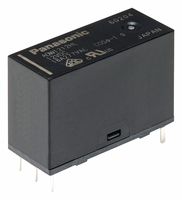 PANASONIC ADW1112HTW Power Relay, SPST-NO, 12 VDC, 16 A, DW Series, Through Hole, Latching Single Coil