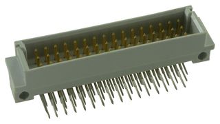 AMPHENOL COMMUNICATIONS SOLUTIONS 86093487313755ELF DIN 41612 Connector, FCI 8609, 48 Contacts, Header, 2.54 mm, 3 Row, a + b + c