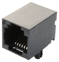 AMPHENOL COMMUNICATIONS SOLUTIONS RJE01-660-01 Modular Connector, RJ11 Jack, 1 x 1 (Port), 6P6C, Cat3, Through Hole Mount