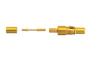 HARTING 9692815143 D Sub Contact, Harting RG-58CU/141AU Coaxial Cables, Pin (Male), Copper Alloy