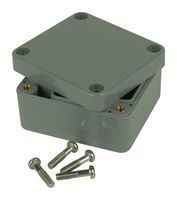 BUD INDUSTRIES PN-1320-DG Plastic Enclosure, Junction Box, ABS, 35.03 mm, 64.01 mm, 57.99 mm, IP65