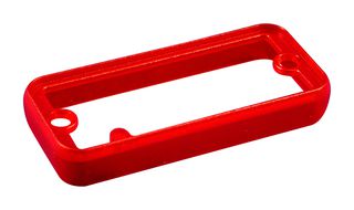 ANALOG DEVICES MAX31856EVSYS# Bezel, Open, Translucent Red, 1455 Series, 1455J Size, Pack of 10