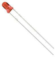 VCC / VISUAL COMMUNICATIONS COMPANY LTH3MM12VFR4100 LED, Red, Through Hole, T-1 (3mm), 12 mA, 12 V, 625 nm