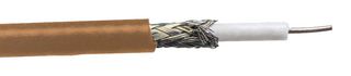 BELDEN 84316 001100 Coaxial Cable, RG316, SPCCS (Silver Plated Copper Coated Steel), 2.44 mm, 50 ohm, Brown