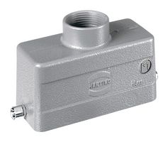 HARTING 19302241442 Heavy Duty Connector, M32, Hood, Top Entry, Aluminium Body, 1 Lever, 24B