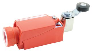TELEMECANIQUE SENSORS XCSP3918P20 Limit Switch, Roller Lever, DPST-NC, SPST-NO, 1.5 A, 240 V, 0.1 N-m, Preventa XCS Series