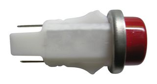 CHICAGO MINIATURE LIGHTING 1090QC1-12V Incandescent Lamp, Quick Connect, 12.7 mm, 100 mA, 12 V, Round with Flat Top, 1090QC