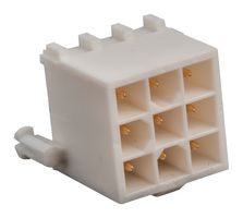 TE CONNECTIVITY - AMP 1-770182-1 Pin Header, Wire-to-Board, 4.14 mm, 3 Rows, 9 Contacts, Through Hole Straight