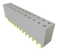 SAMTEC SSW-112-01-G-D PCB Receptacle, Board-to-Board, 2.54 mm, 2 Rows, 24 Contacts, Through Hole Mount
