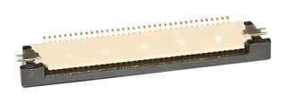 MOLEX 54132-3662 FFC / FPC Board Connector, 0.5 mm, 36 Contacts, Easy-On 54132 Series, Solder, Bottom, 1 Row