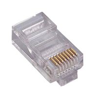 MOLEX 44661-0002 Modular Connector, RJ45 Jack, 1 x 1 (Port), 8P8C, Cat5, Cat5e, Through Hole Mount