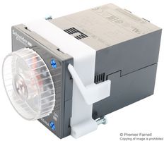 SCHNEIDER ELECTRIC RE48ATM12MW Time Delay Relay, 250 V, 0.02 s, 300 h, Harmony RE48A Series, DPDT, 5 A
