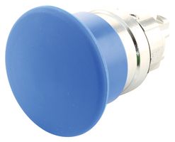 SCHNEIDER ELECTRIC ZB4BC6 Switch Actuator, Blue, Schneider Harmony XB4 Series Non-Illuminated Mushroom Push-Button Switches