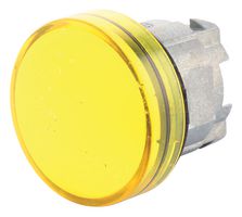 SCHNEIDER ELECTRIC ZB4BV083 Switch Actuator, Yellow Pilot Light, Schneider Harmony XB4 Series Push-Button Switches