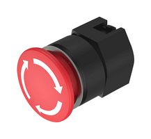 EAO 704.075.218 Switch Actuator, Red, EAO 04 Series Emergency Stop Pushbutton Switches, IP65, 04 Series