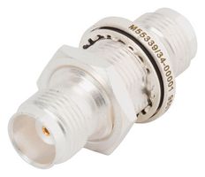 AMPHENOL SV MICROWAVE M55339/34-00001 RF / Coaxial Adapter, TNC, Jack, TNC, Jack, Straight Bulkhead Adapter, 50 ohm