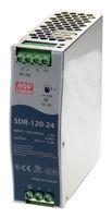 MEAN WELL SDR-120-12 AC/DC DIN Rail Power Supply (PSU), ITE, 1 Output, 120 W, 12 VDC, 10 A