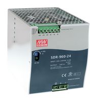 MEAN WELL SDR-960-48 AC/DC DIN Rail Power Supply (PSU), ITE, 1 Output, 960 W, 48 VDC, 20 A