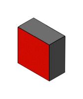 STANDEXMEDER HF8/22; 8.0X8.0X4.0MM Magnet, Block, Hard Ferrite, 8 mm x 8 mm x 4 mm