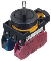 IDEC CW1S-31LE20 Rotary Switch, 3 Position, 2 Pole, 45 °, 10 A, 240 V, CW Series