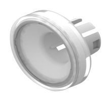 EAO 61-9311.7 Lens, Raised, Plastic, Round, White, 61 Series