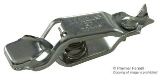 MUELLER ELECTRIC BU-27 Test Clip, Steel, Zinc Plated, 16 mm, 20 A