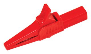 MUELLER ELECTRIC BU-65-2 Crocodile Clip, Steel, 19 mm, 30 A, Red